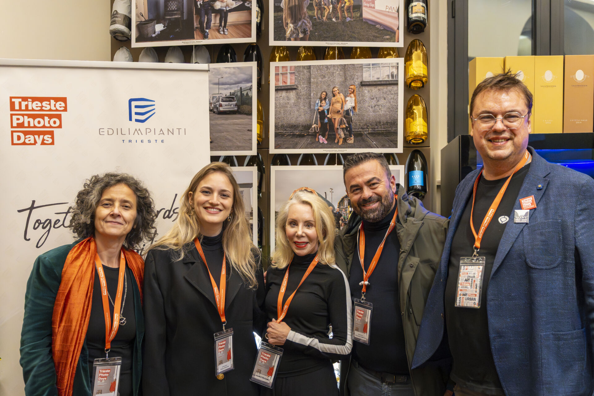 mara zanette, elisa settimo e vincenzo settimo assieme a Michele Zousmer e Matt Black
